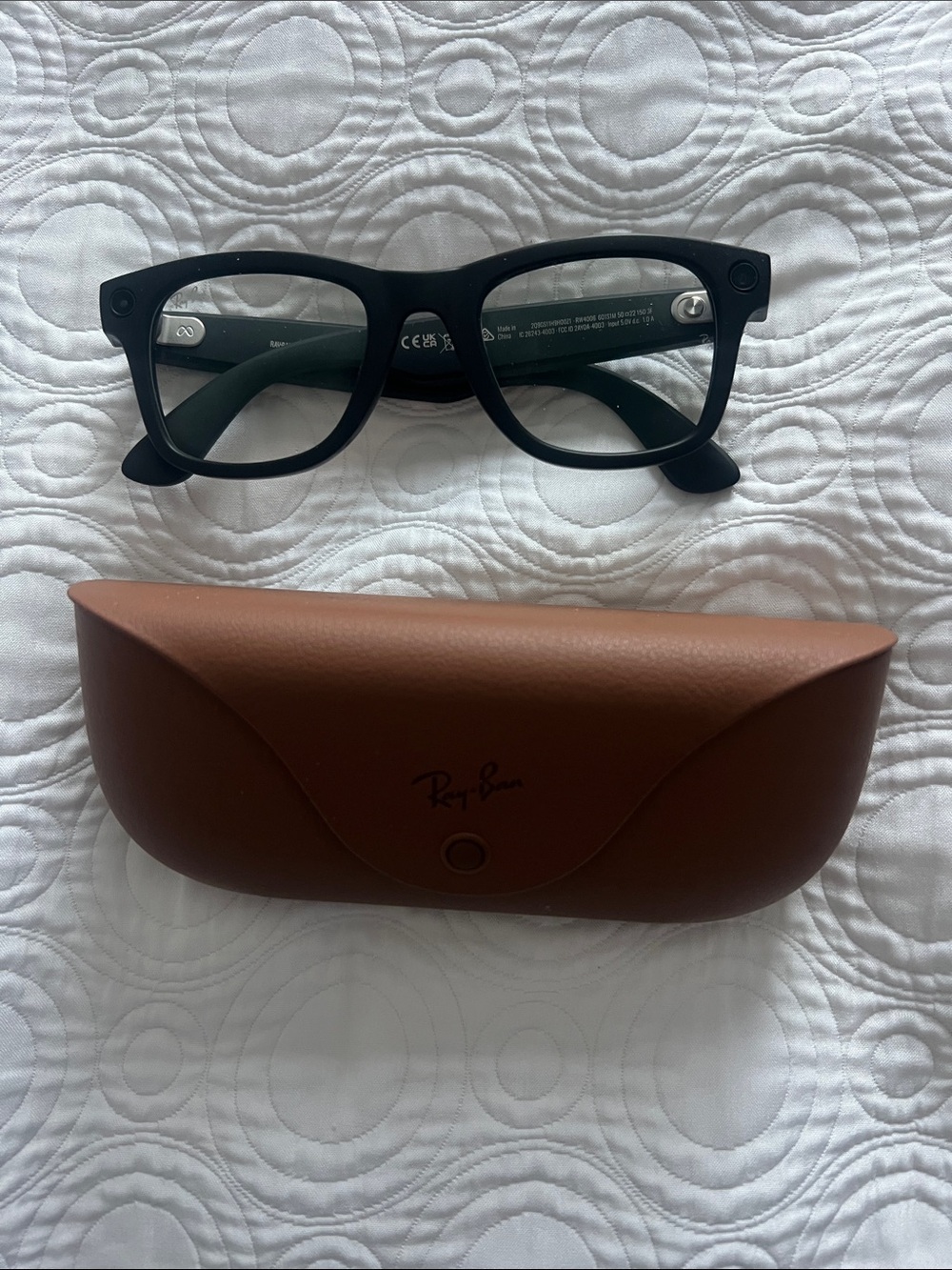 Ray-Ban Black Rectangular Optical Glasses